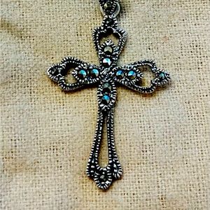Vintage Cross Pendant Necklace